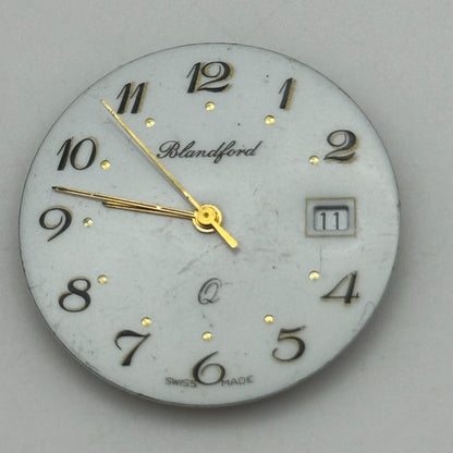 31.1mm Blandford ETA F05.11A Quartz Watch Movement Vintage UNTESTED PARTS SPARES