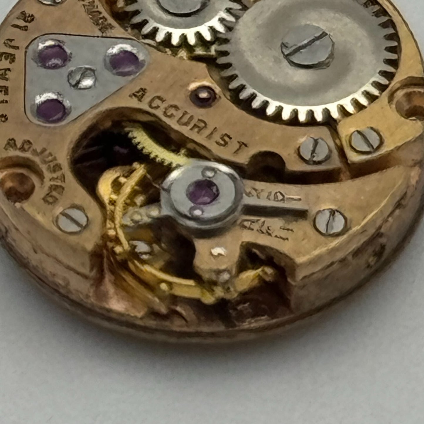13.6mm Accurist Felsa 21 Balance Ok Manual Wind Swiss Watch Movement PARTS SPARE