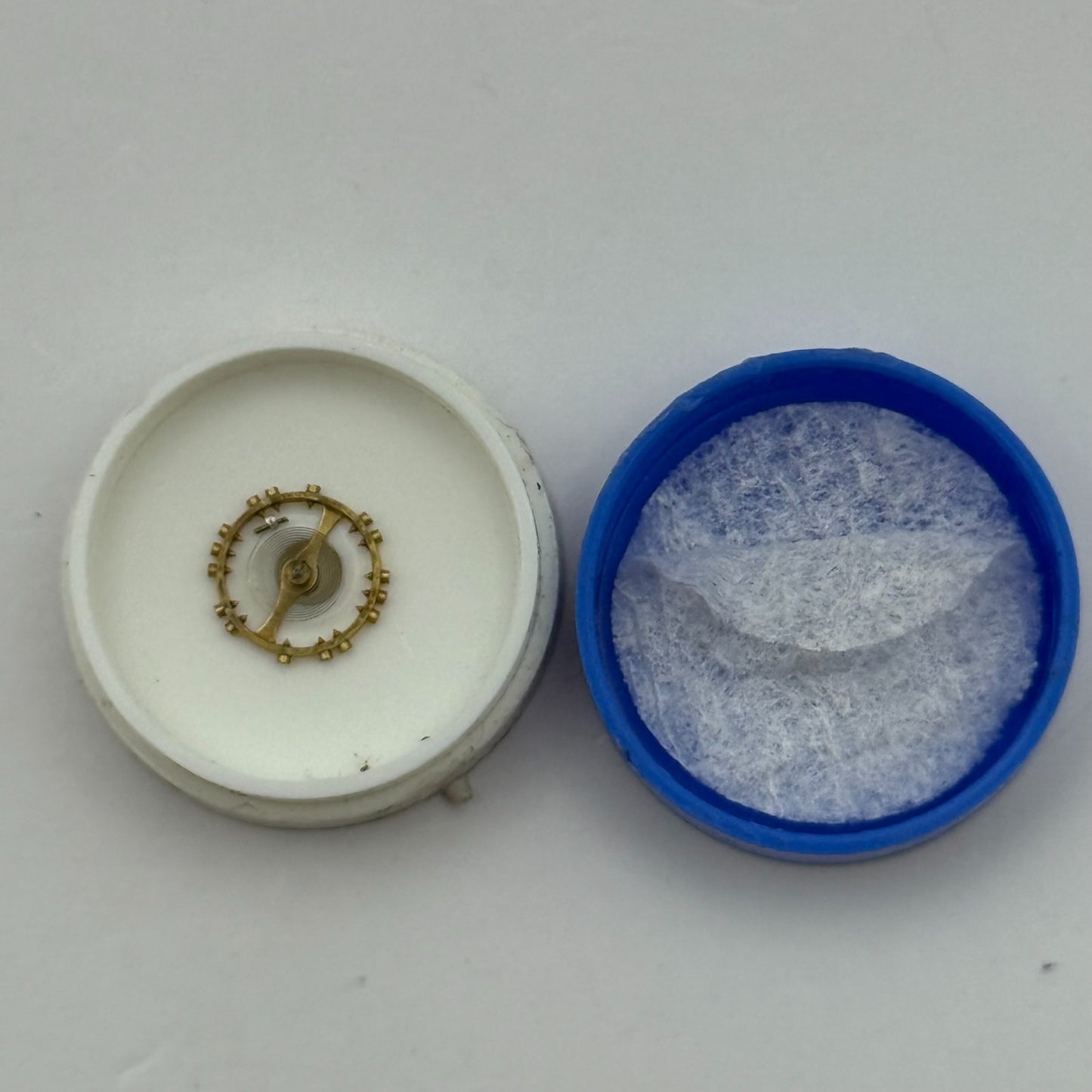 Femga 45 Balance Wheel Complete And Spring 5 1/2''' 1006 M Watch Movement Parts 