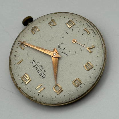 AS 1634 Watch Movement Bernex Manual Wind Vintage Swiss Parts Repair 29.6mm