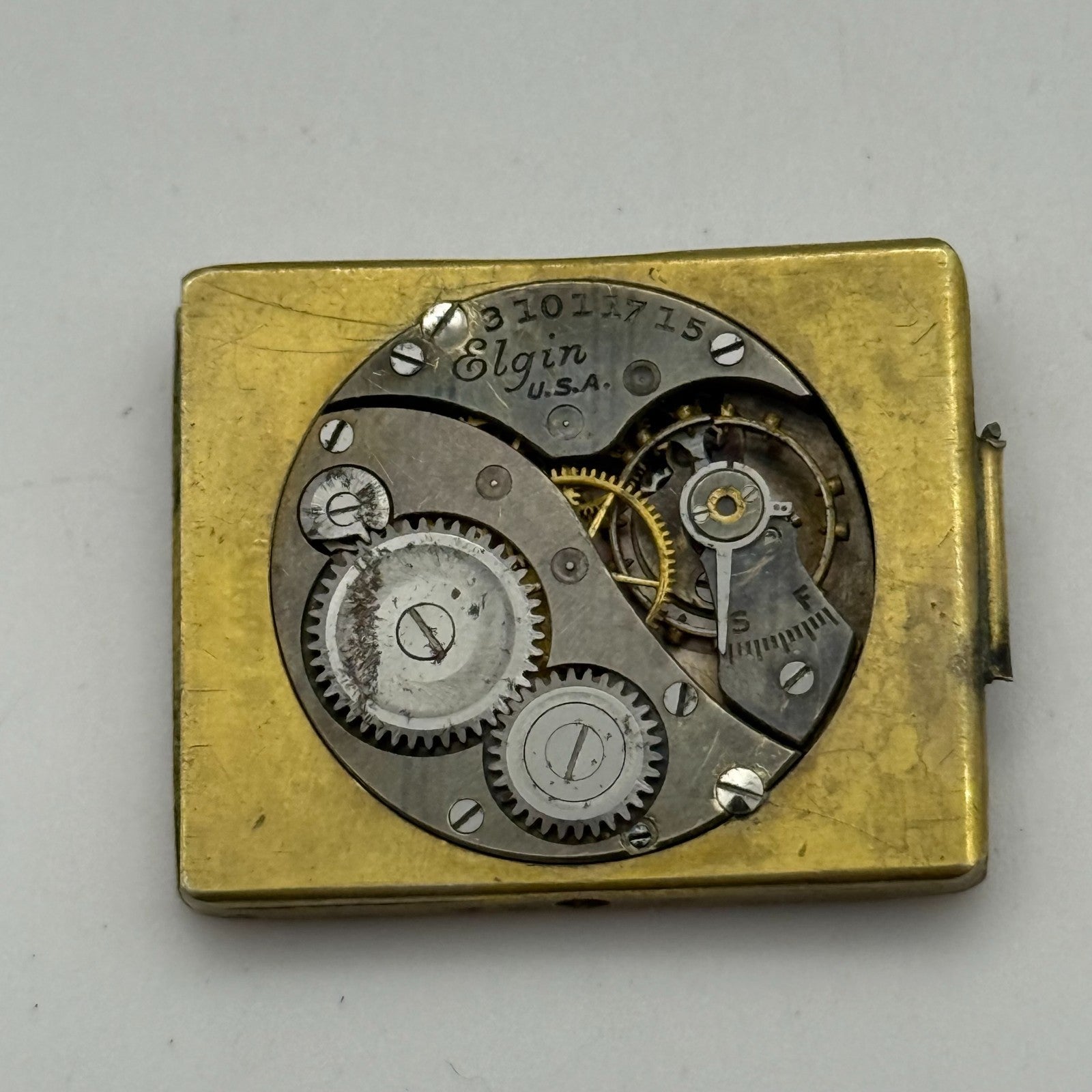 1928 Vintage 10/0s Elgin 447 Model 4 American Watch Movement PARTS REPAIR