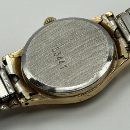 Sekonda USSR Vintage Quartz Watch Gold Tone Stretch Band Steel Working 22mm