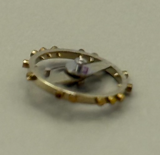 FEF 370 371 Balance Wheel Complete And Spring  176 Watch Movement Parts NOS