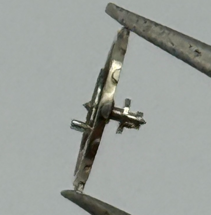 Brac 2051 Balance Wheel Complete And Spring 5¼’’’ 975 M Watch Movement Parts NOS