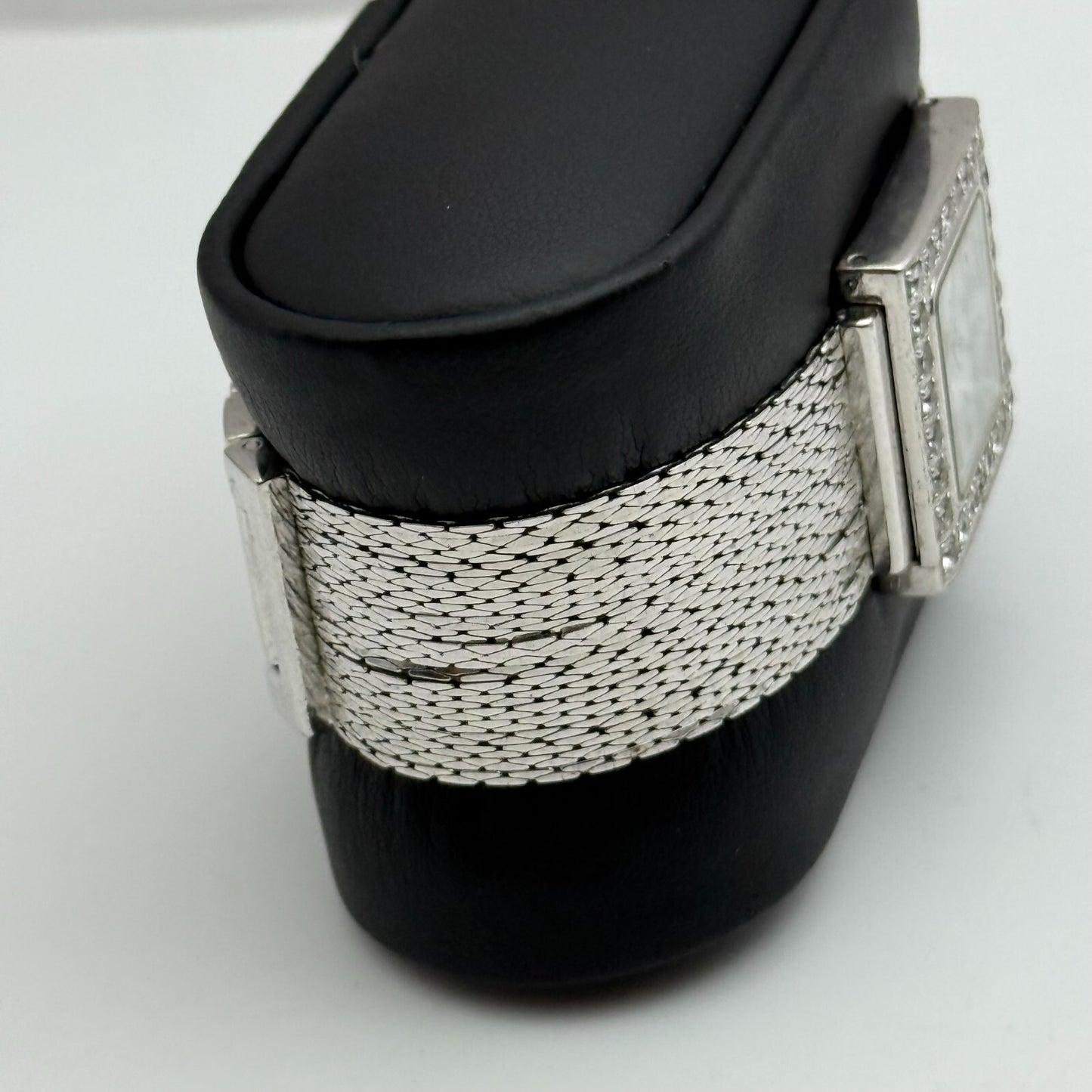 23mm Working Ladies DMQ Jewelled DQCZ Silver Tone Quartz Watch 6 Inches