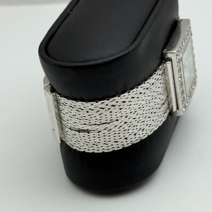 23mm Working Ladies DMQ Jewelled DQCZ Silver Tone Quartz Watch 6 Inches