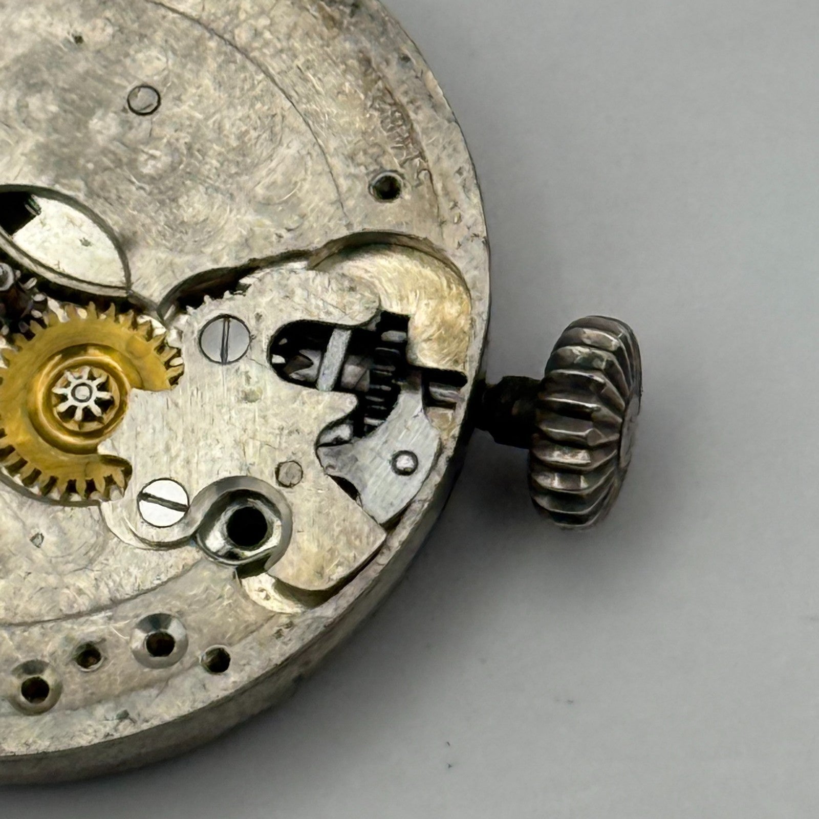 Depose 858 Patent 51482 Trench Watch Movement Manual Wind Vintage Parts 24.8mm