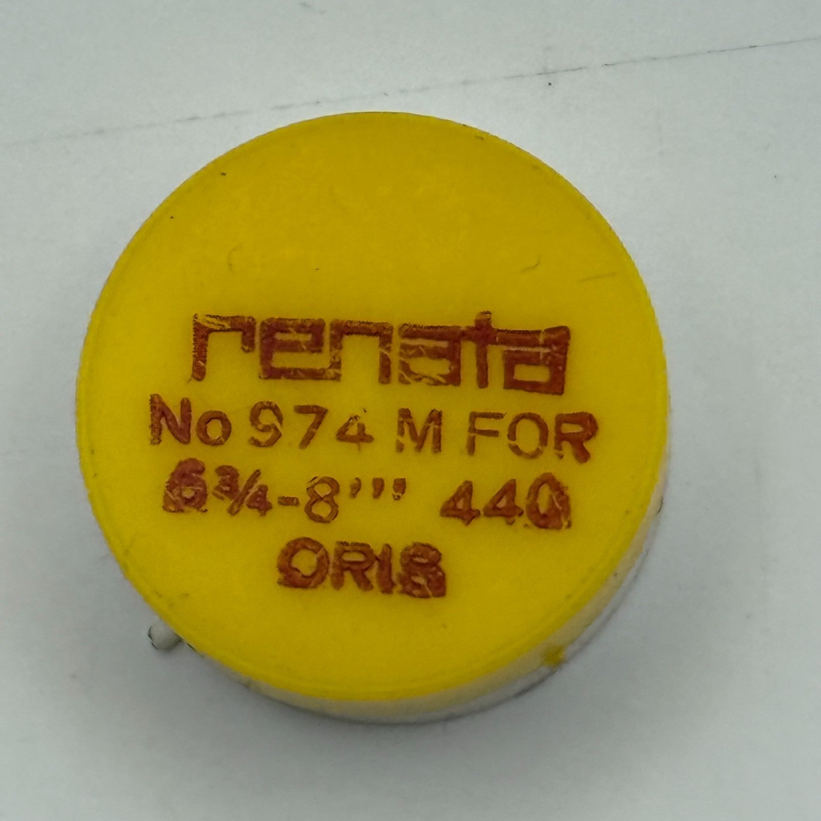 Oris 440 Balance Wheel Complete And Spring  6¾–8’’’ 974 M Watch Movement Parts 