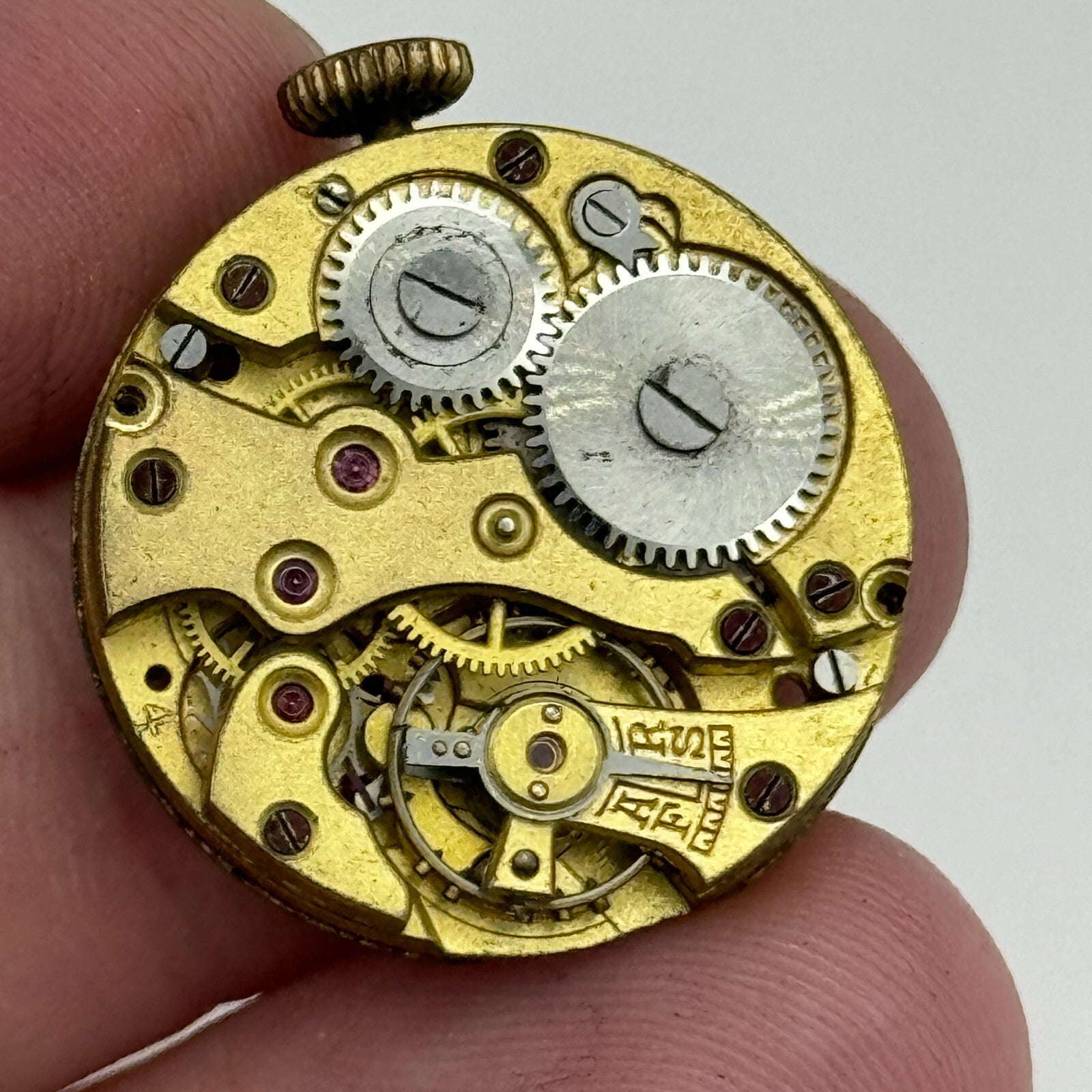 23.6mm Rare FHF Trench Watch Movement Manual Wind Swiss Vintage PARTS SPARES