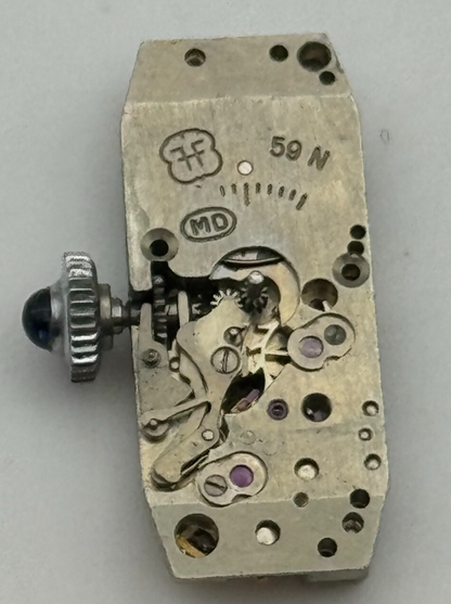 9mm Ladies Rotary FHF 59N Manual Wind Watch Movement Swiss Made Vintage PARTS