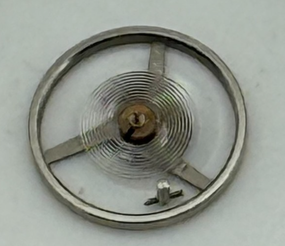 AS 1677 Balance Wheel Complete And Spring Inca 1414 M Watch Movement Parts NOS