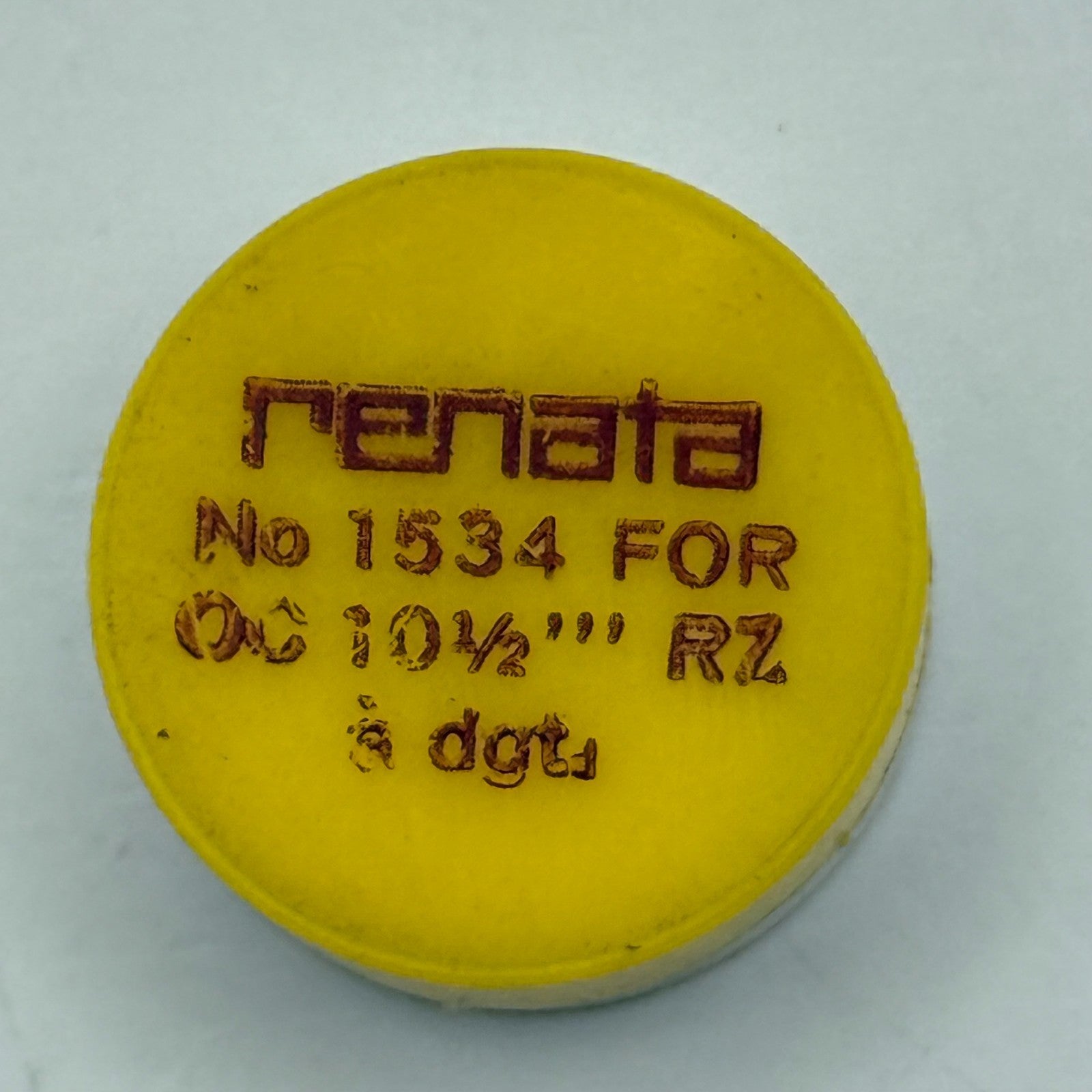 OC RZ Balance Wheel Complete And Spring 10½’’’ a dgt. 1534 Watch Movement Parts 