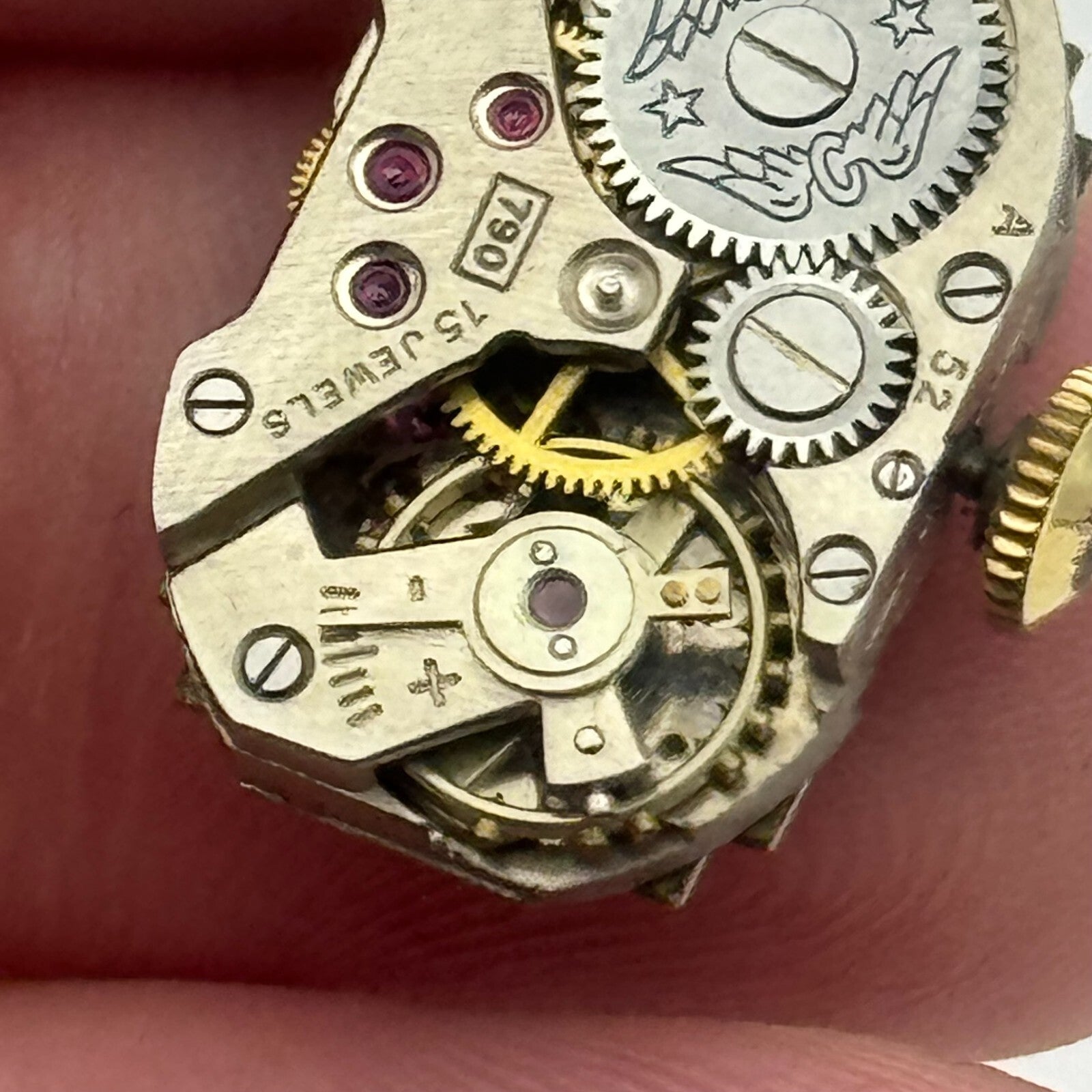 12.6mm Ladies Rotary AS 1051 Manual Wind Watch Movement Swiss Made Vintage PARTS