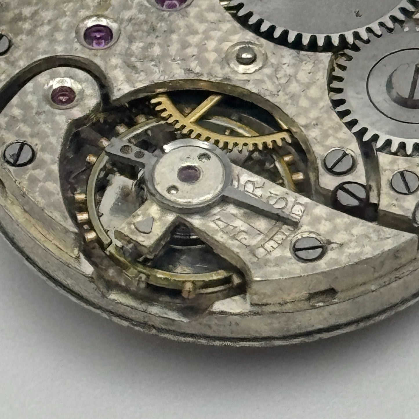 24.8mm Swiss Roman Numerals Trench Watch Movement Dial Manual Wind PARTS SPARES