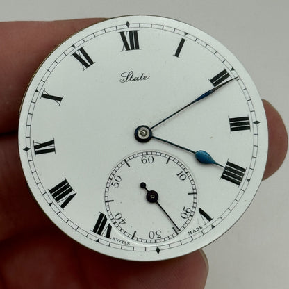 43mm Antique State US PAT.24MAY-1904 Swiss Hunter Pocket Watch Movement PARTS