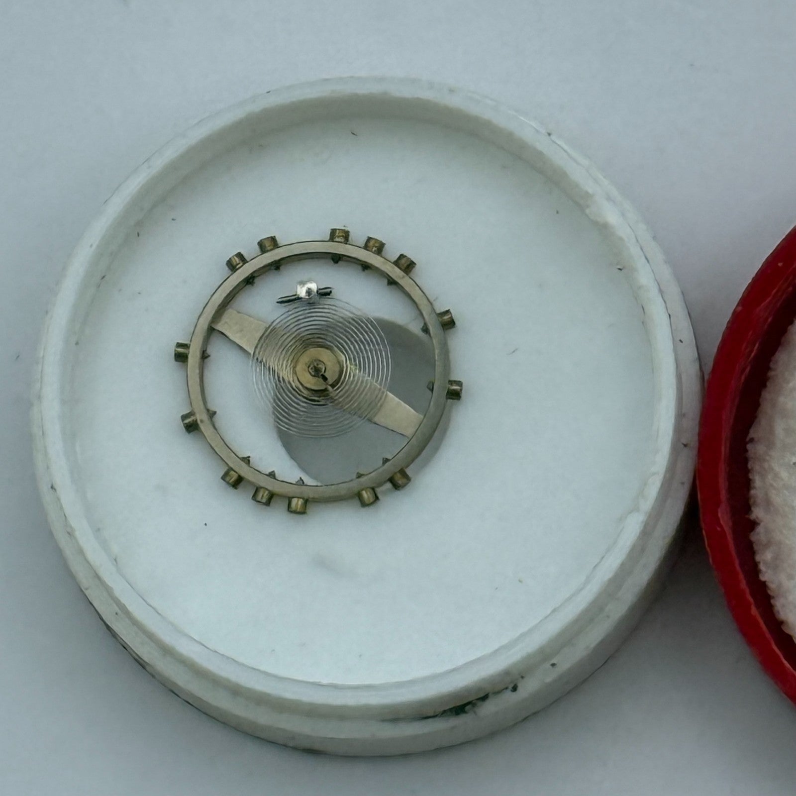 FEF 250 Balance Wheel Complete And Spring 8 3/4''' Watch Movement Parts NOS 