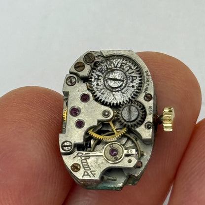 12.8mm Vintage Helvetia 105B Swiss Made Manual Wind Watch Movement PARTS REPAIR