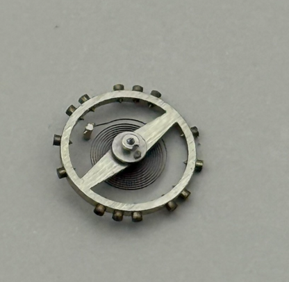 AS 1051 Balance Wheel Complete And Spring 5¼’’’ 34 M Watch Movement Parts NOS