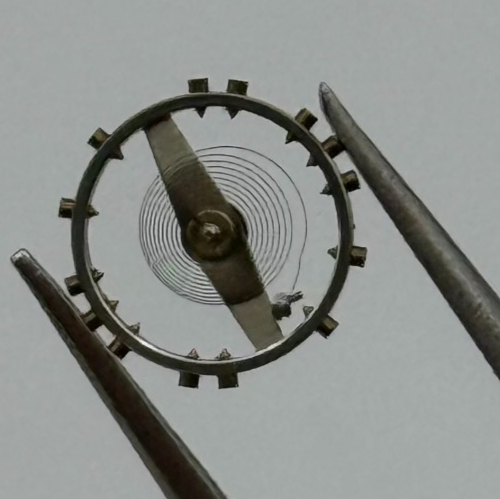 ETA 2360 2365 Balance Wheel Complete And Spring Inca 751 M Watch Movement Parts