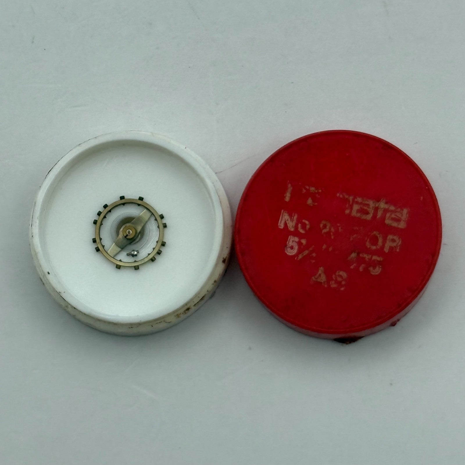 AS 475 Balance Wheel Complete And Spring 5¼’’’ Watch Movement Parts NOS 