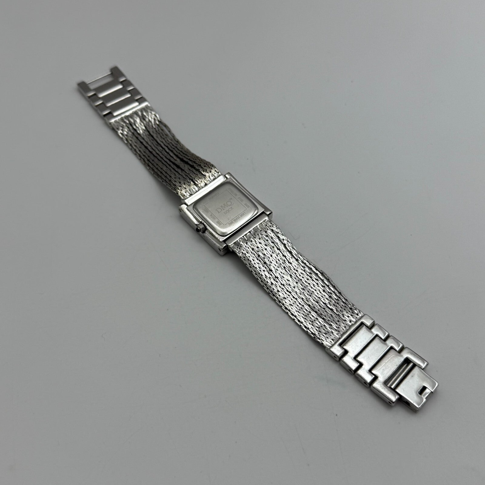 23mm Working Ladies DMQ Jewelled DQCZ Silver Tone Quartz Watch 6 Inches