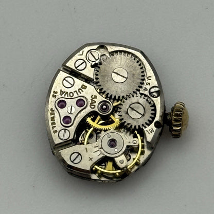 13mm Vintage Ladies Bulova 5AD Manual Wind Swiss Watch Movement PARTS REPAIR