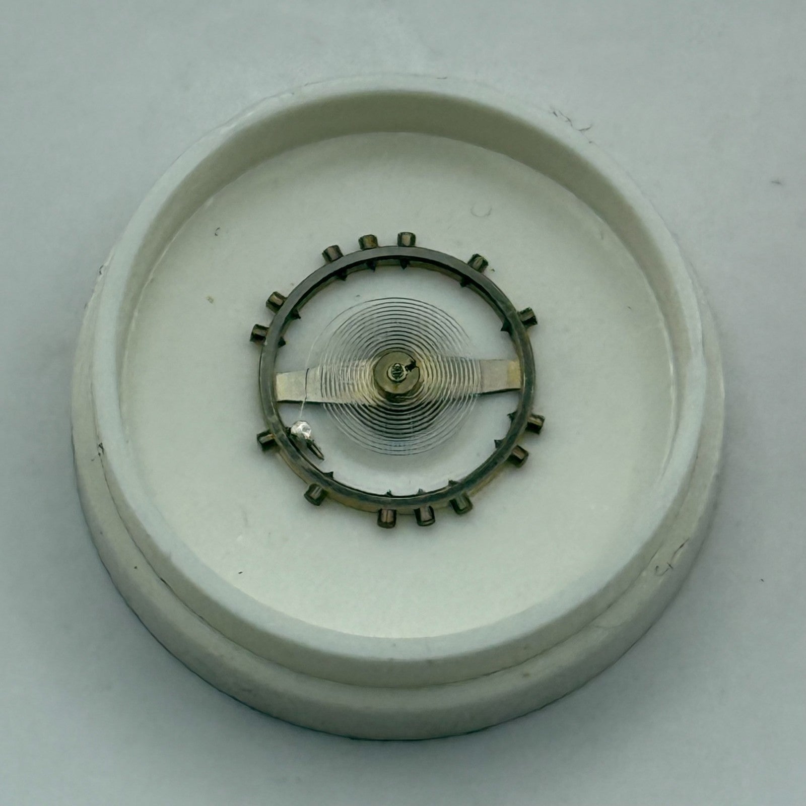AS 341 Balance Wheel Complete And Spring 10 1/2''' 18 Watch Movement Parts NOS