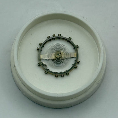 AS 341 Balance Wheel Complete And Spring 10 1/2''' 18 Watch Movement Parts NOS