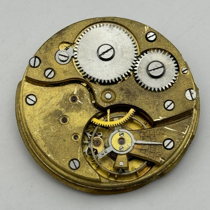 41.6mm Vintage Swiss Open Face Pocket Watch Movement PARTS REPAIR SPARES