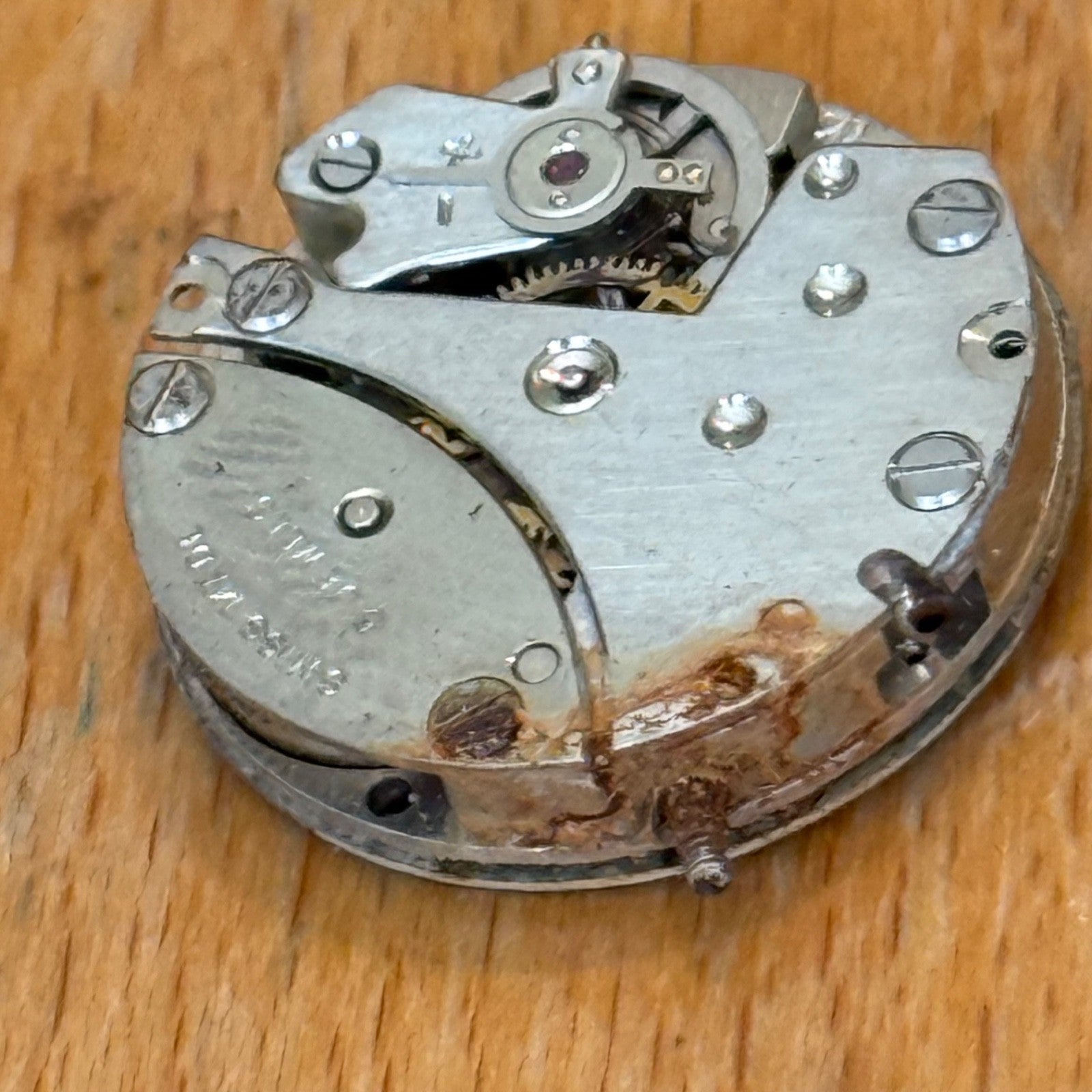 21mm Vintage Crescent Swiss 5 Jewels Ladies Manual Wind Watch PARTS / REPAIR