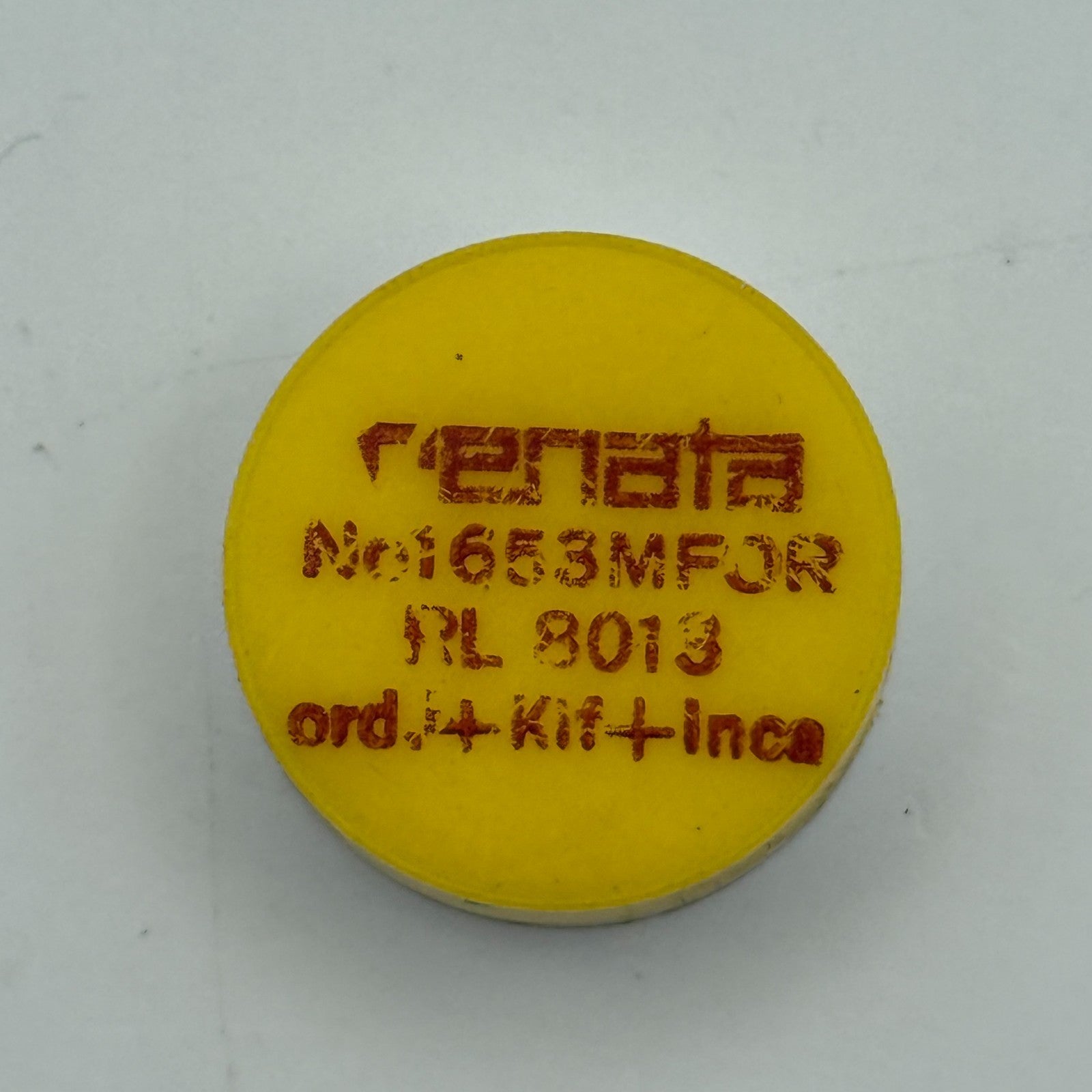 RL 8013 Balance Wheel Complete And Spring Ord. + Kif + Inca Watch Movement Parts