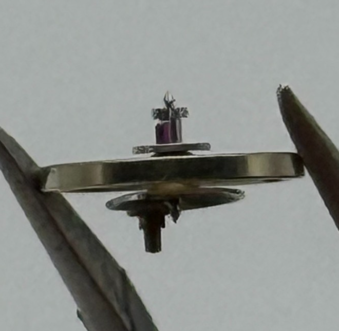 Ebosa 86 Balance Wheel Complete And Spring Conical Piva Watch Movement Parts 