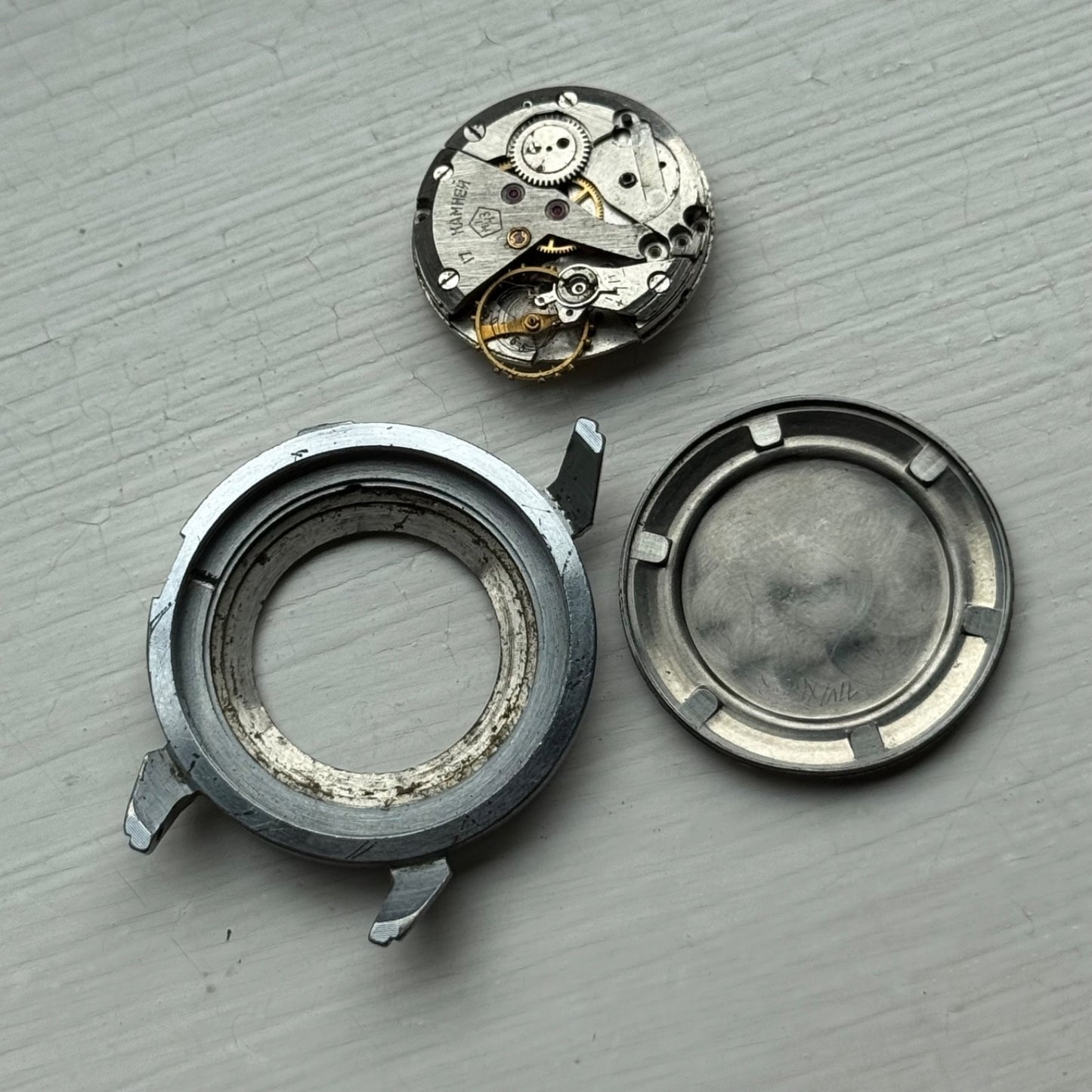 35mm Vintage Soviet Kirovskie Crab Style USSR Manual Wind Watch PARTS / REPAIR