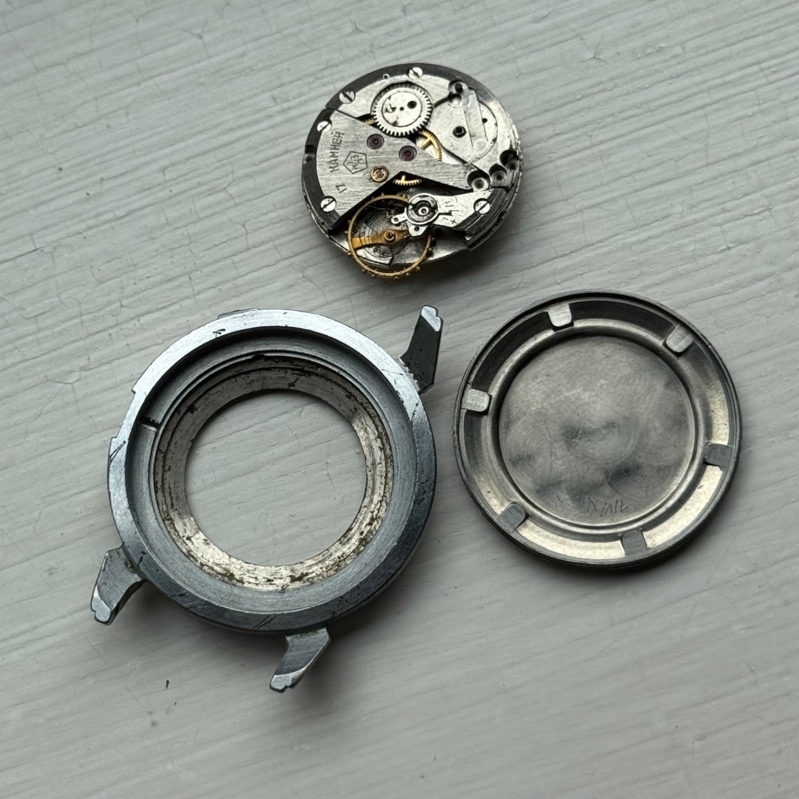 35mm Vintage Soviet Kirovskie Crab Style USSR Manual Wind Watch PARTS / REPAIR