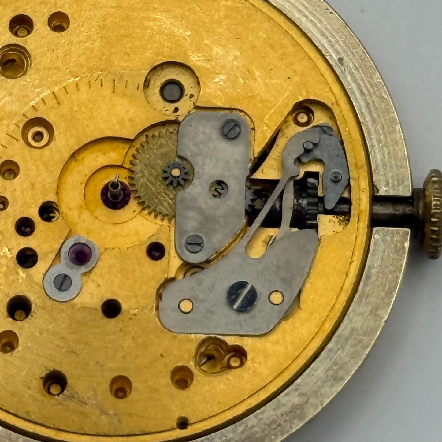 Smiths Imperial 617 Cal 0104 Watch Movement Running Manual Wind Parts 31.4mm