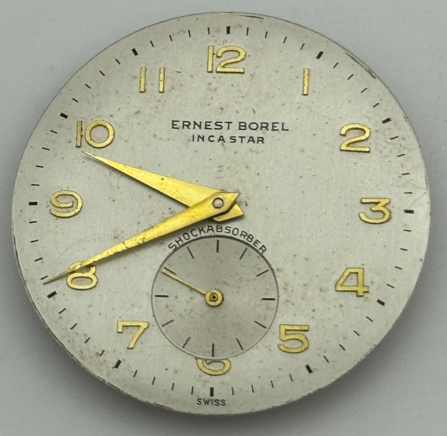 26mm Ernest Borel Incastar Manual Wind 17 Jewels Watch Movement Swiss Made PARTS