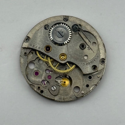 Cyma 424K Watch Movement Manual Wind Vintage Swiss Incomplete Parts Repair 19.6m
