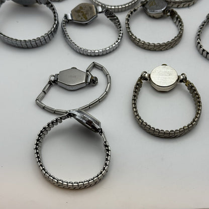 Bundle Of Ladies Vintage Manual Wind Wristwatches Joblot PARTS REPAIR SPARES