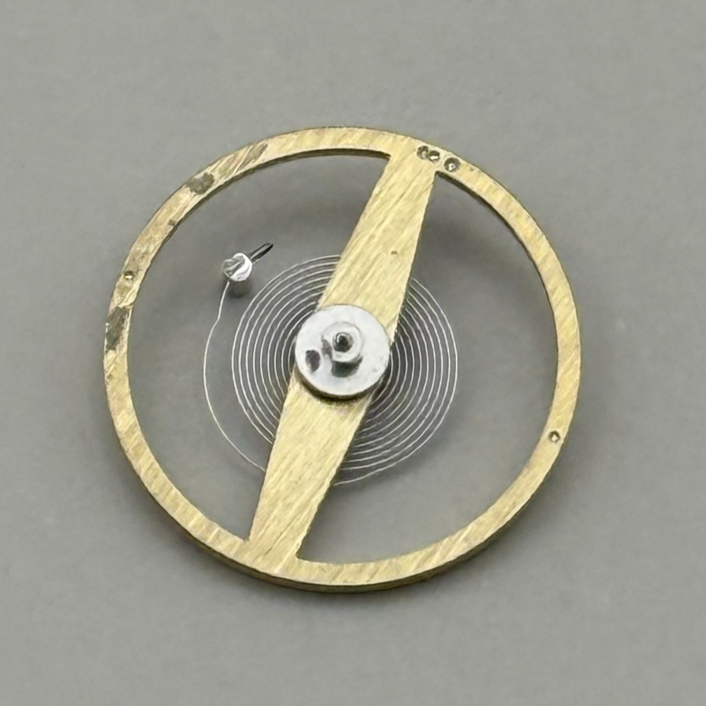 ST 1800 1805 Balance Wheel Complete And Spring Ord + Inca 1508 M Watch Parts NOS