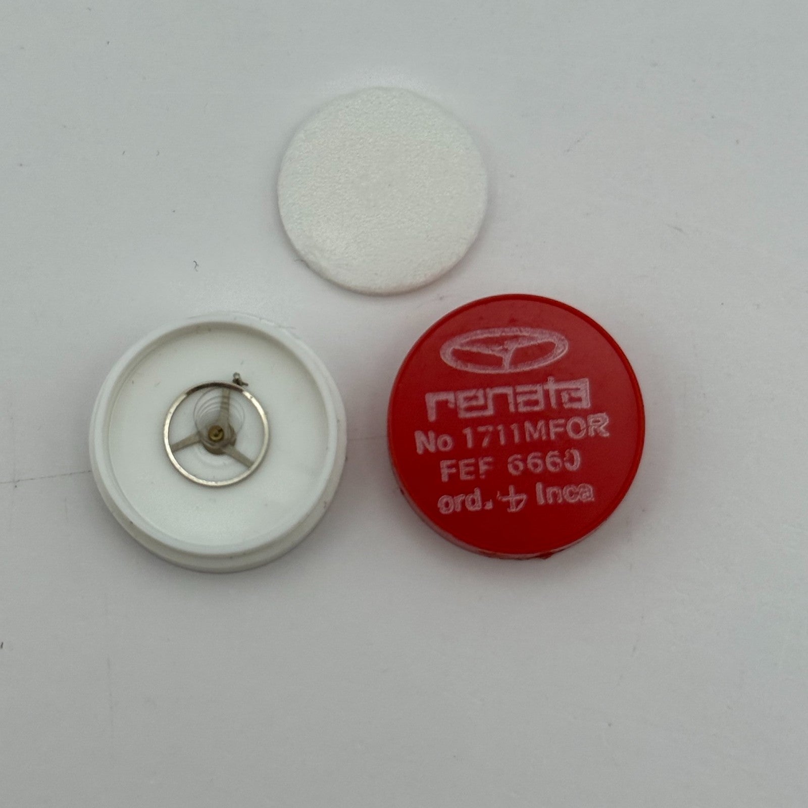 FEF 6660 Balance Wheel Complete And Spring  1711 M Watch Movement Parts