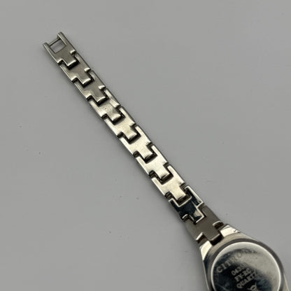 Citron BLC202 Ladies Quartz Watch Black Dial Silver Tone Bracelet Working 21mm