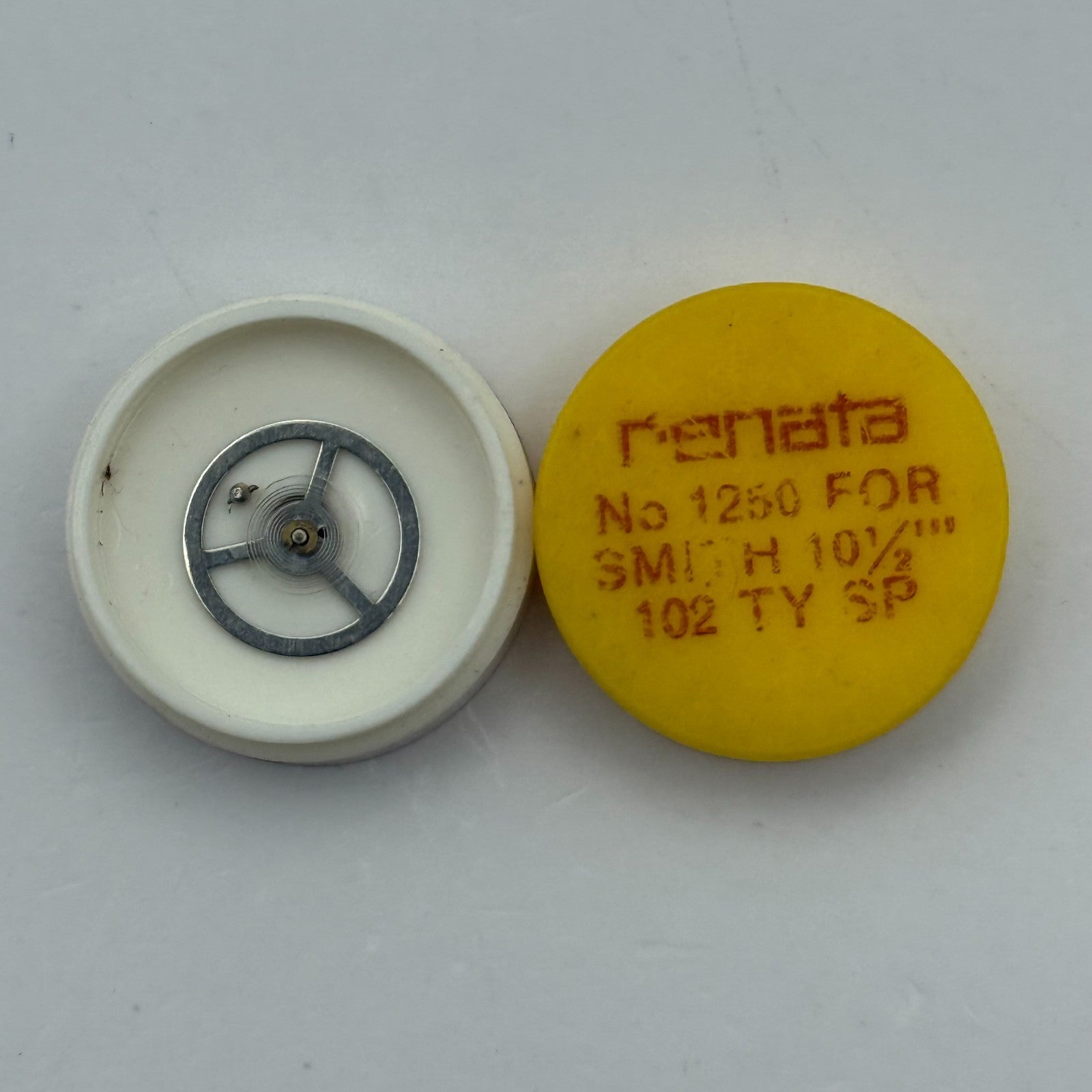 Smith 102 TY SP Balance Wheel Complete And Spring 10½’’’ Watch Movement Parts