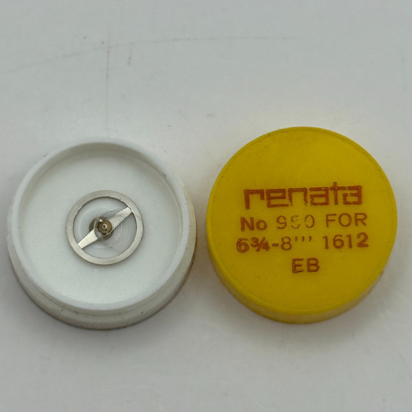 EB 1612 Balance Wheel Complete And Spring 6 3/4-8''' 950 Watch Movement Parts 