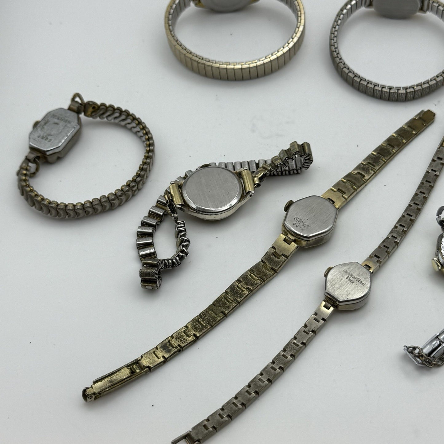 Bundle Of Ladies Vintage Manual Wind Wristwatches Joblot PARTS REPAIR SPARES