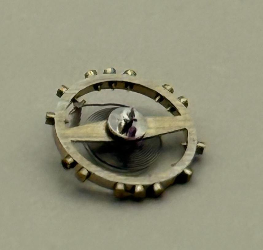 AS 1677 Balance Wheel Complete And Spring  5½’’’ 1225 M Watch Movement Parts NOS