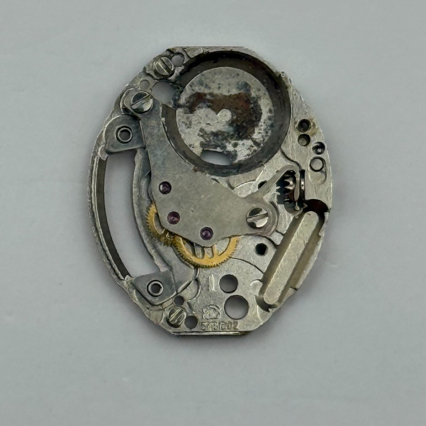 ETA ESA 578.002 Quartz Watch Movement Incomplete Swiss Ladies Vintage Parts