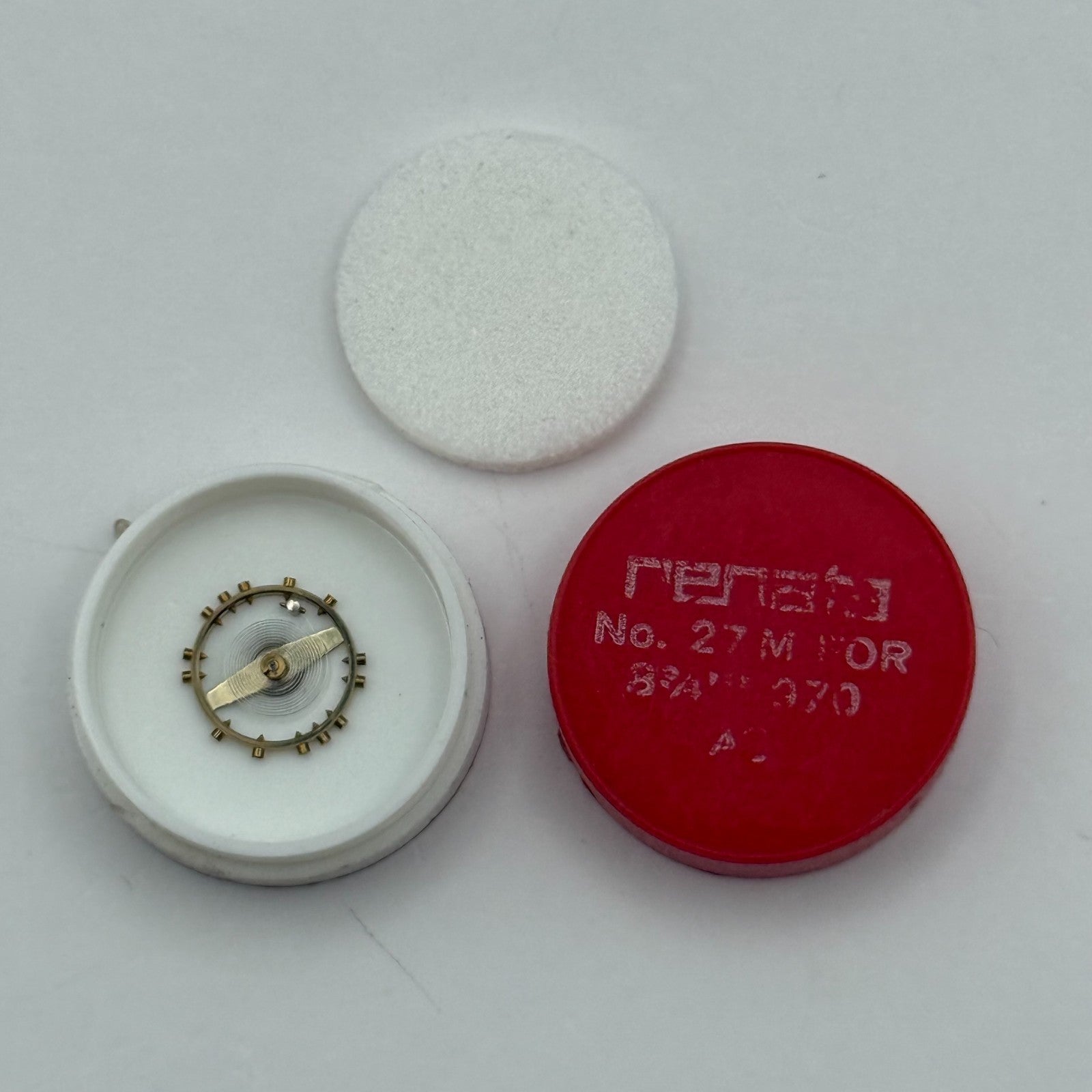 AS 970 Balance Wheel Complete And Spring 8¾''' 27 M Watch Movement Parts NOS