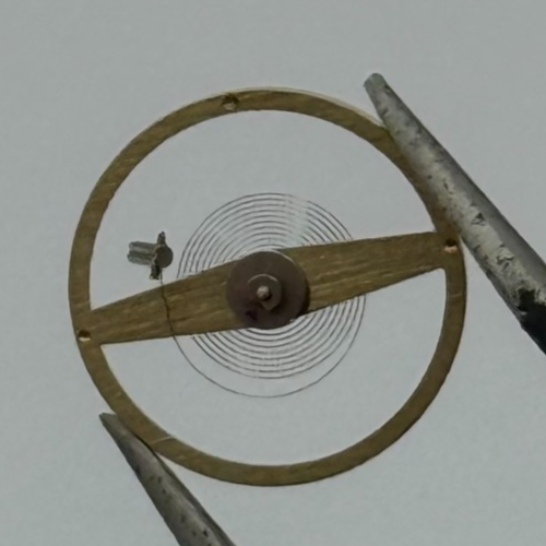 ST 1800 1805 Balance Wheel Complete And Spring 1509 M Watch Movement Parts NOS