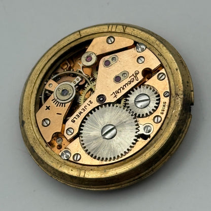 AS 1002 984 Watch Movement Accurist President Manual Wind Vintage Parts 29.7mm
