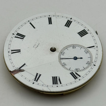 39.4mm Longines 18.80 High Grade Swiss Hunter Pocket Watch Movement PARTS